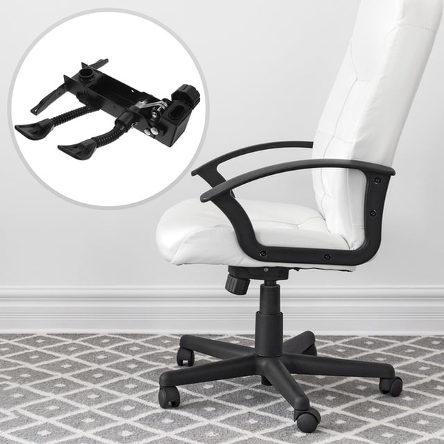 TABLZONE Easy Install Black Steel Swivel Chair Base Replacement for Office and Gaming Chairs