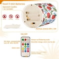 thumbnail image 5 of Yayeee Flameless Candles with Remote Flickering Battery Operated Multi Color Changing, Vibrant Strawberries, 5 of 7