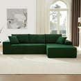 thumbnail image 4 of M optimized Modular Sectional Sofa Set, Modern L-Shape Fabric Couch, Combination Upholstered Sleeper Sofa for Living Room, Bedroom, Salon, 4 of 6