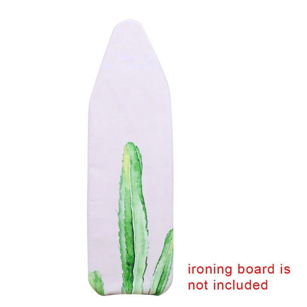 Pluma Cactus Flor Patrón Cubierta de tabla de hierro Cierre con cordón Tablas de planchar Protector Reemplazo Eigraketly HA1760-01B