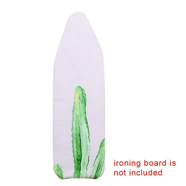 Pluma Cactus Flor Patrón Cubierta de tabla de hierro Cierre con cordón Tablas de planchar Protector Reemplazo Methold HA1760-01B