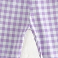 thumbnail image 4 of Kogui Toddler Girls Jumpsuits Girls Casual Sleeveless Jumpsuits Kids Wide Leg Bib Overalls Adjustable Strap Loose Romper Long Pants with Pockets 3T 4T (Purple,3-4 Years), 4 of 7