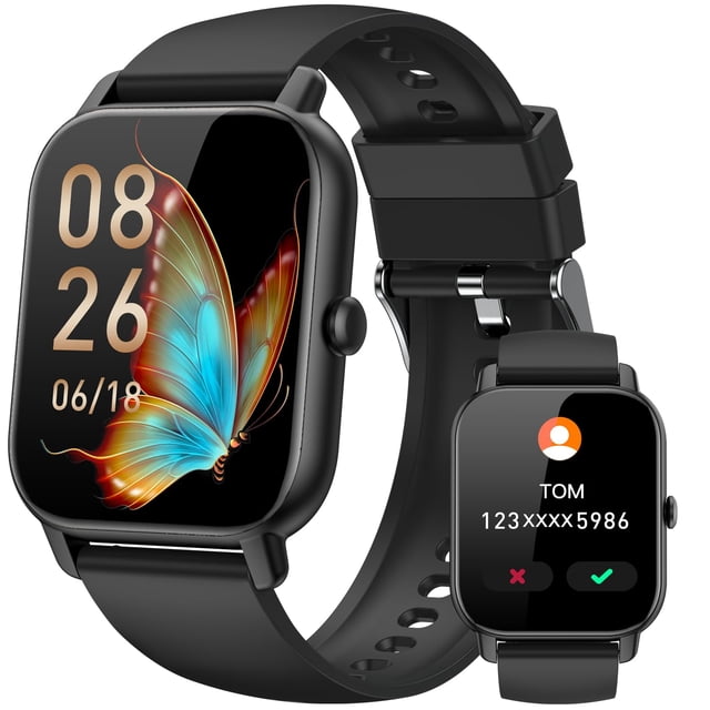 Reloj inteligente Mindimp HD Fitness Tracker 1.85 pulgadas IP68 Android iOS