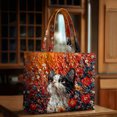 thumbnail image 6 of Yopmin Quilted Tote Bag Large Cat Dog Casual Vintage Work Large Shoulder Grocery Carry Tote Handbag for Shopping, 6 of 7