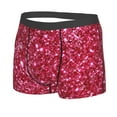 thumbnail image 2 of Kll Pink Glitter Men'S Cotton Boxer Briefs Underwear-X-Large, 2 of 9