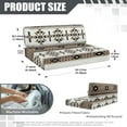 thumbnail image 7 of Uorisanigo Stretch RV Dinette Cushions Covers, Camper Cushion Slipcovers for Dinette Booth Seats Washable Cushion Slipcovers with Elastic Bottom Accessories for Pets,Southwestern Geometric Aztec, 7 of 7