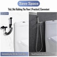 thumbnail image 5 of Black 3m Flexible Hose for Toilet and Bidet Connection, 5 of 5