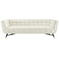 thumbnail image 4 of Modway Adept Performance Velvet Sofa in Ivory, 4 of 4