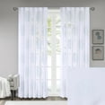 thumbnail image 4 of Home Essence Ophelia Sheer Branch Flocking Window Panel, 4 of 9