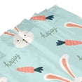 thumbnail image 4 of YFYANG Waterproof Bathroom Shower Curtain, Carrot Bunny Doodle Shower Curtain Set with Hooks, Home Bathroom Tub Decor - 72 "x72", Plastic Hooks, 4 of 6