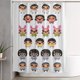 thumbnail image 1 of Cortina de ducha Bob'S Burgers con diseño de dibujos animados, con 12 ganchos, impermeable, lavable, de poliéster, para decoración del baño, 60 x 72 pulgadas, de hierro, 1 of 8
