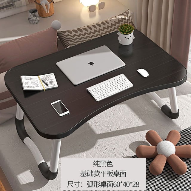 Support de Plateau de Bureau pour Ordinateur Portable avec Porte-Gobelet/tiroir pour Lit, Sofa, Canapé, Étude, Lecture, Écriture, Portable, Pliable, Support pour Ordinateur Portable