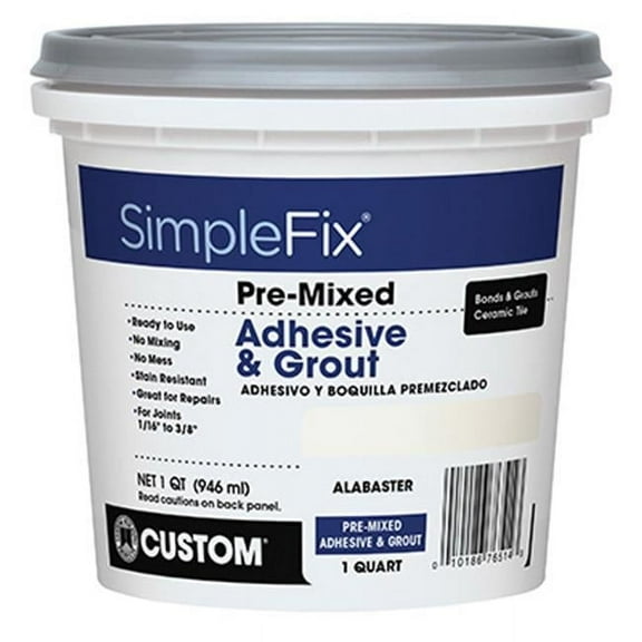 Building Products TAGAQT QT- Alabaster- Pre-Mixed Adhesive & Grout