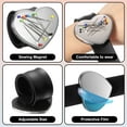 thumbnail image 4 of Uxcell Magnetic Pin Holder Wristband Heart-Shaped Wrist Sewing Pincushion Silicone Strap Bracelet for Sewing Quilting, Black, 4 of 6