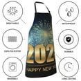 thumbnail image 5 of Naloa 2025 New Year 5 Apron Kitchen Aprons with Pockets for Women Men Chef, 5 of 8