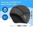 thumbnail image 3 of 1Pcs Doublure de Casque en Forme de Calotte pour Hommes Femmes Doublure de Casque Rigide Bonnet d'Hiver de Cyclisme sous le Casque Tuque en Molleton Thermique B, 3 of 6