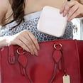 thumbnail image 3 of Fashion Flannel Square Jewelry Box Simple layout Makeup Organizer choker Ring necklace Storage Box, 3 of 6