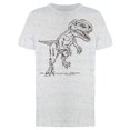 thumbnail image 1 of Angry T Rex Sketch Tee Men's -Image by Shutterstock, 1 of 2