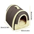 thumbnail image 4 of JLFNYA Indoor Dog House Winter Warm Dog House Insulation Washable Dog Kennel Cat Hideaway for Small and Medium-Sized Dogs and Cats, 4 of 5