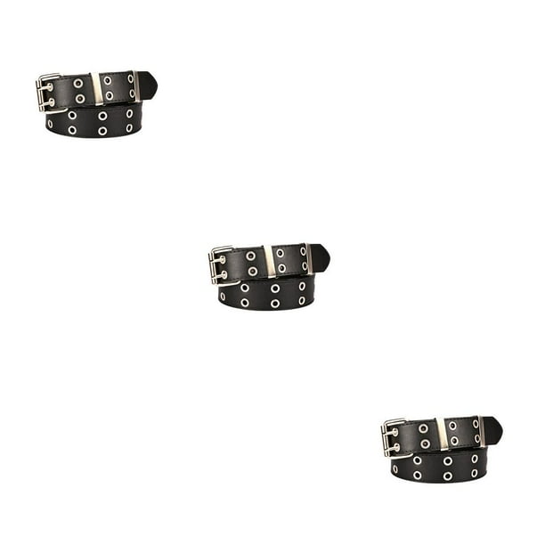Sonducket Nuevo cinturón de moda de cadena Punk para mujer, cinturón ajustable con ojal de doble con cadena de ojal, cinturones decorativos Type1 NO1 Sonducket CBP140348