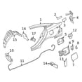 thumbnail image 2 of New Genuine Nissan Clip OE 788185EF0A, 2 of 10