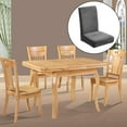 thumbnail image 4 of Funda elástica para silla de comedor, extraíble y lavable, ideal para banquetes y eventos. Gris oscuro, 4 of 8