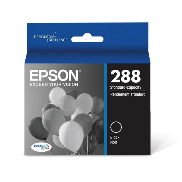 Epson DURABrite® Ultra Ink 288 Black Standard-capacity Ink Cartridges- T288120
