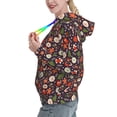 thumbnail image 2 of Lsque Winter Holiday Christmas Pattern Casual Women's Hoodie,Hooded Sweatshirt with Kangaroo Pocket,Pullover Hoodie with Eye-catching Drawstrings-XX-Large, 2 of 7