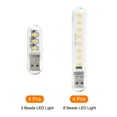thumbnail image 3 of Uxcell Portable USB Plugin LED Night Light Lamp Stick, Warm White 8 Pack, 3 of 5