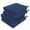 Navy Blue, variant on UNIKOME Outdoor Chair Cushions 19 x 19 x 3 Inch Waterproof Outdoor Seat Cushions for Patio High Density Sponge Filling Patio Chair Cushions Pack of 4 Garden Sofa Couch Chair Pads, Wine