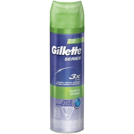 (4 Pack) Gillette TGS Series Shave Gel Sensitive, 7