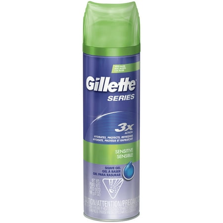 Gillette TGS Series Shave Gel Sensitive, 7 Oz