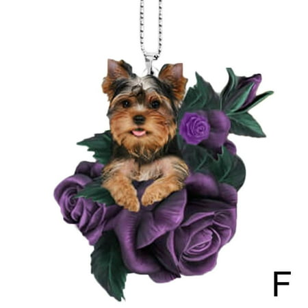 

Cute Puppy Dog Rearview Mirror Hanging Ornament Decoration Pendant Car For Car I1I8