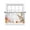 Off-White, variant on Bunny Easter Sheer Curtains 45 Inch Length 2 Panels Set Window Treatments, Eucalyptus Spring Floral Farmhouse Weeping Rod Pocket Semi Curtains for Living Room/Bedroom/Kitchen Décor, 104"W x 45"L