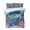 Dark Blue, variant on Quilts Queen Size Bedding Set, Sea Turtle Coastal Lightweight Quilted Comforter, Blue Red Summer Beach Coral Nautical Vintage Soft Bedspread Coverlet with Pillow Covers for All Season, 90" x 96"