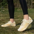 thumbnail image 2 of Beach Water Shoes for Women Men - Quick Dry Non- Wide Toe Barefoot Footwear for Swimming Pool Aqua Surf Hiking Walking Yoga Unisex Athletic Sports(Beige/36), 2 of 8