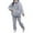 Light Blue, variant on Lixiuxyad Soft Winter Flannel Pajama For Cozy Long Sleeve Thermal Sleepwear With Elegant Jacquard Pattern Comfortable Loungewear Two Piece Outfit For Cold Nights Womens Pajama Sets L