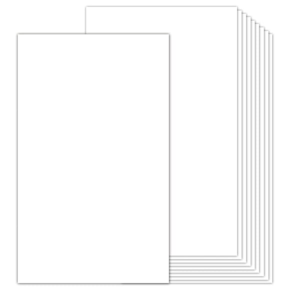 Papier Épais Blanc Vierge 8,5x14 100 Feuilles, Goefun 80lb Papier Légal Lourd pour Imprimante de Cartes pour Arts et Artisanat, Brochures, Menus