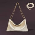 thumbnail image 2 of MDUKONU Women Satin Evening Handbag Wedding Prom Clutch Purse Formal Party Clutches Shoulder Bag with Bag Chains Rose Gold, 2 of 3
