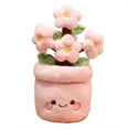 thumbnail image 2 of Wizlet Cute Potted Flower Plush Toy, Cartoon Succulent Plant Stuffed Doll, Kawaii Flower Pot Plush Decor Gift for Home-A, 2 of 5