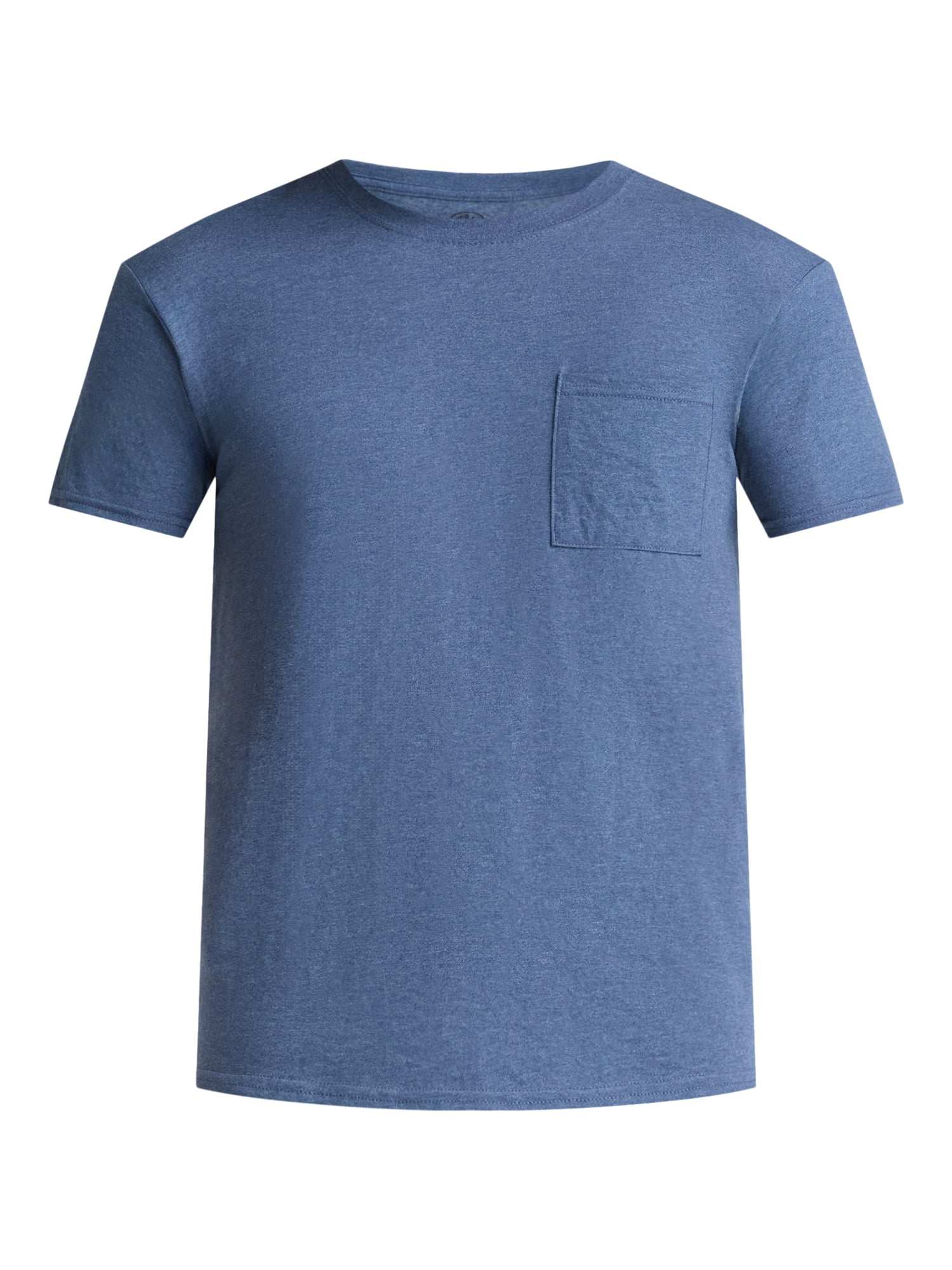 Athletic Works Men's and Big Men's Cotton Pocket Tee, 4-Pack, Sizes XS-5XL