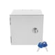 thumbnail image 1 of FELTECHELECTR Caja de seguridad para tomacorrientes eléctricos de acero inoxidable, impermeable, antirrobo, resistente, con cerradura y protector de seguridad., 1 of 5