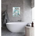 thumbnail image 4 of Bathroom Picture For Wall Rustic Bathroom Canvas Wall Art Blue Bathroom Pictures Beach Theme Bathroom Signs Painting Home Decorations For Bathroom Framed Ready To Hang 12x16Inch, 4 of 6