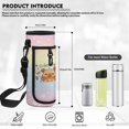 thumbnail image 5 of HUIACONG Flower Capybara Kids Backpack Set 4-IN-1 Ergonomic Spine Protecting for Boys Girls 8-12 Lightweight 300g Detachable Lunch Box Pencil Case Water Bottle Holder, 5 of 7