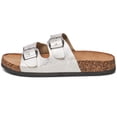 thumbnail image 2 of Alpine Swiss Womens Double Strap Slide Sandals EVA Sole Flat Comfort Shoes, 2 of 6