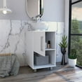 thumbnail image 3 of TUHOME Gouda 18" Single Bathroom Vanity  Engineered Wood Vanities in  White, 3 of 9