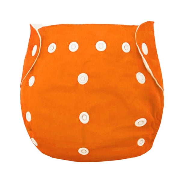 Pañal lavable reutilizable del pañal del paño del bebé de de bebé naranja Baoblaze Pañal lavable