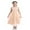 Pearl Pink, variant on iiniim Girls Glitter Sequined Lace Tea Length Wedding Bridesmaid Party Flower Dress 2-12 White 4