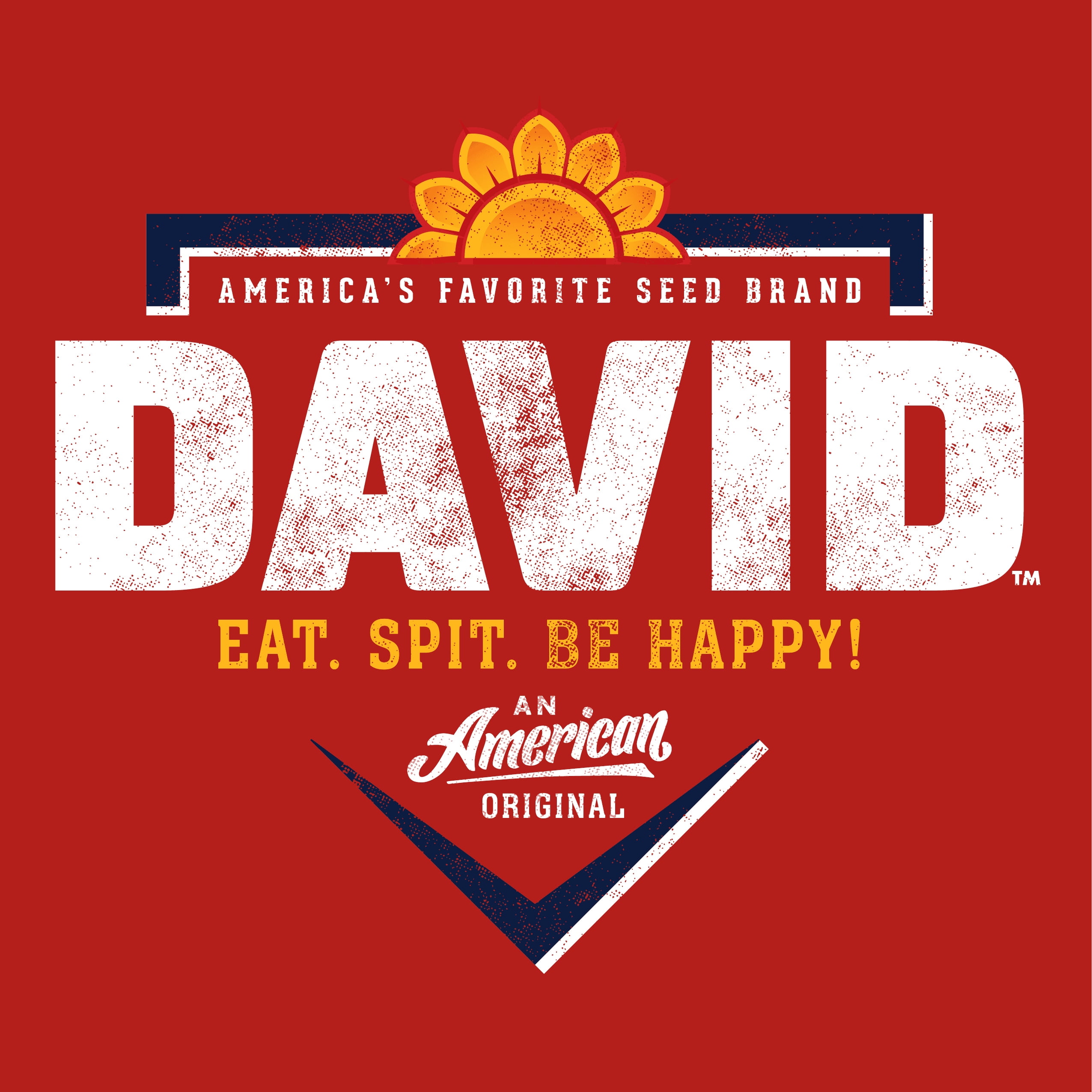 Official DAVID® Sunflower Seeds T-Shirt – Homeplate Logo Tee | Vintage Baseball Snack Shirt