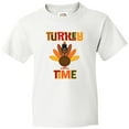 thumbnail image 3 of Inktastic Thanksgiving Turkey Time Youth T-Shirt, 3 of 5